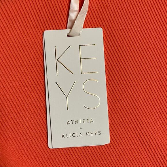 ATHLETA NWT ATHLETA X ALICIA KEYS ELATION TIGHT JEWEL ORANGE 2X - Picture 11 of 12